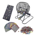 thumbnail image 1 of Deluxe Bingo Game Set With 6 Inch Bingo Cage, Bingo Board,75 Colored , 50 Bingo Cards, 1 of 5
