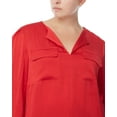 thumbnail image 2 of Jones New York Women's Utility Blouse Red Size 1X, 2 of 3