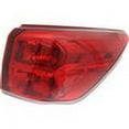 thumbnail image 2 of Tail Light Red Lens Passenger Side Outer For 2017-2020 Nissan Pathfinder, 2 of 8