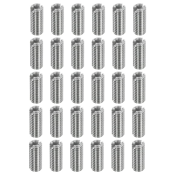30Pcs Threaded Insert, Stainless Steel M5*0.8 Male to M3*0.5 Female 12mm Long