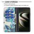 thumbnail image 4 of Case for Galaxy S22 Ultra 5G Cover 2022, Allytech Shockproof Flip Folio PU Leather [Book Stand Feature][Card Slots Holder][Anti Scratch] TPU Bumper Case for Samsung Galaxy S22 Ultra, Banana Leaf, 4 of 6