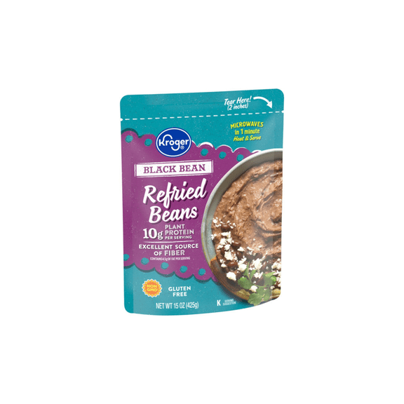 KR 60-Second Black Bean Refried Beans 15 oz