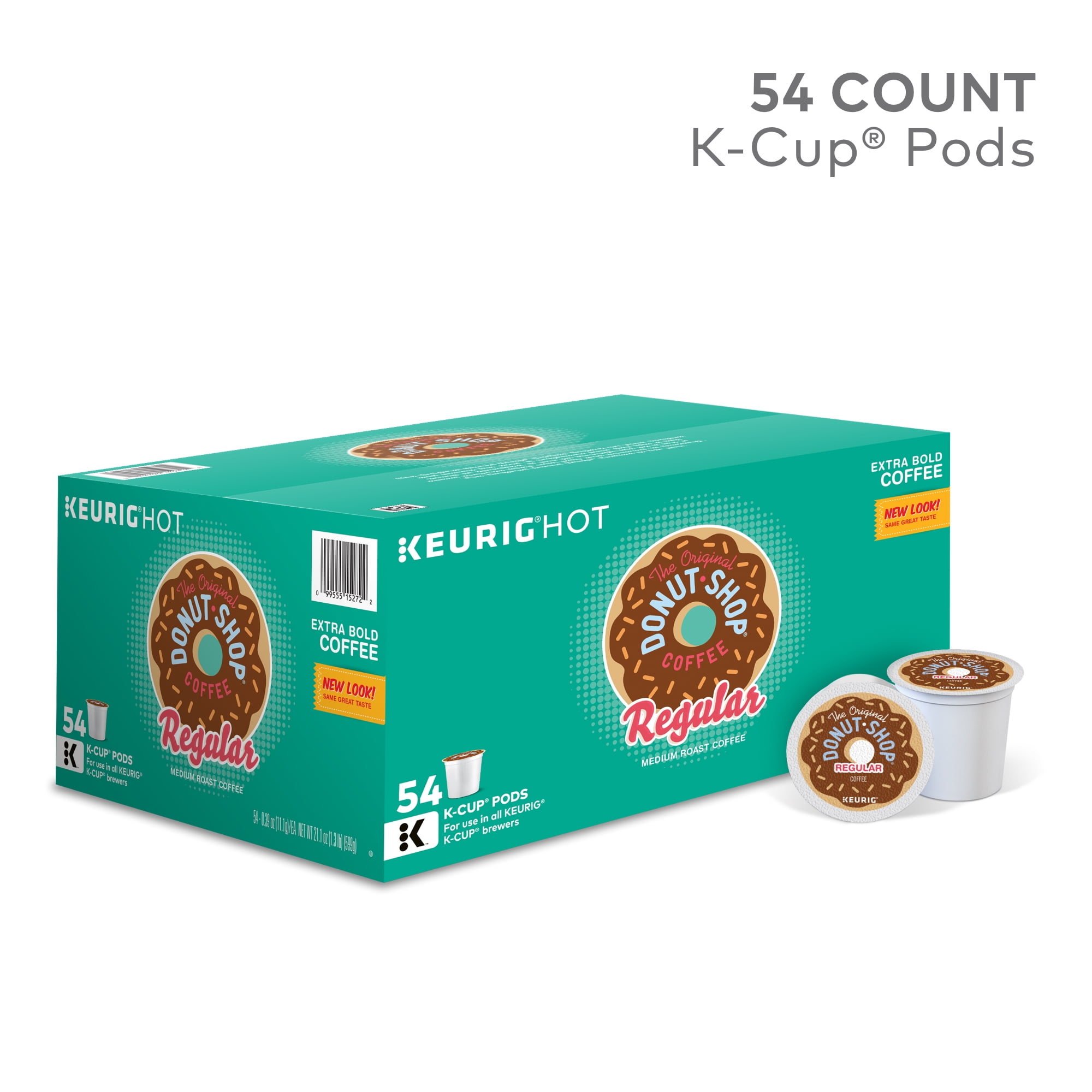 The Original Donut Shop Regular K Cup Coffee Pods Medium Roast 54 Count For Keurig Brewers Walmart Com