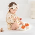 thumbnail image 2 of Ecetana Baby Fuzzy Bootie Slippers Halloween Cozy Sock Shoes Soft Infant Shoes Warm Fleece Slippers for Toddlers, 2 of 6