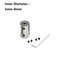 thumbnail image 3 of 1Set 4Mm/5Mm/6Mm/8Mm/10Mm Rigid Shaft Coupling Motor Connector Sleeve #45 Steel, 3 of 4