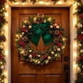 thumbnail image 3 of 2026 Christmas Indoor Home Decor Green Christmas Bow Decoration Suitable For Christmas Trees Wreaths Door And Wall Decorations And Festive Home Party Arrangements, 3 of 5