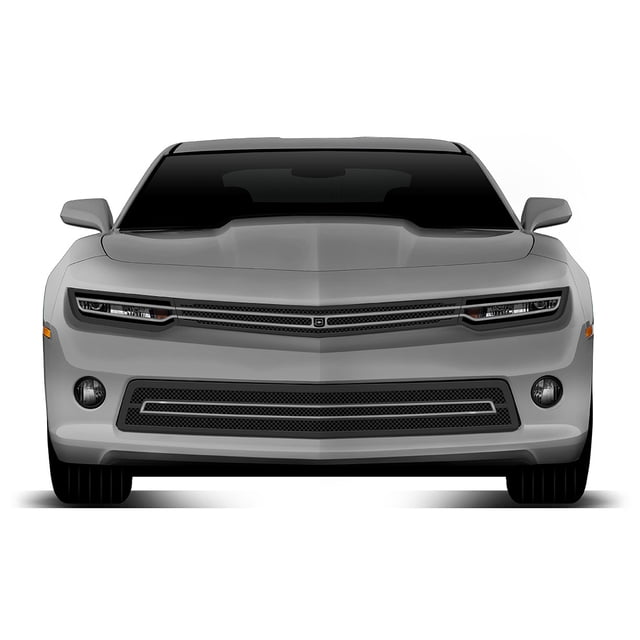 Convient à 2014-2015 Chevrolet Camaro DJ Grilles Pare-Chocs Insert DJ1103-85 Phantom; Style en Maille