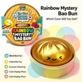 thumbnail image 4 of Crazy Fun RMS Dumpling Squishy Toy, Soft Tactile Squeeze Sensory Fidget Novelty Play, Christmas Gifts for Tabletop Display and Daily Pocket Fun, Gold, 4 of 7