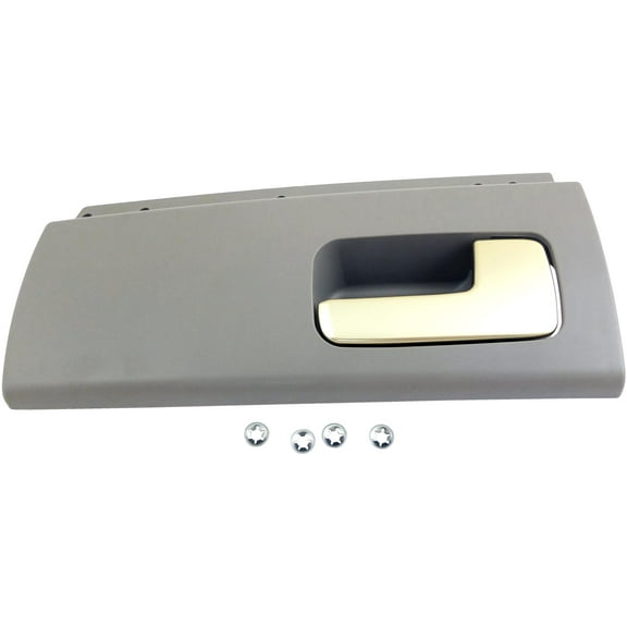 Dorman 80481 Rear Passenger Side Interior Door Handle for Specific Lincoln Models, Chrome; Gray