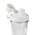thumbnail image 4 of Takeya 24 oz Tritan Plastic Shaker Bottle - Premium BPA Free Protein Shakes Mixer, Leakproof Spout Lid, Shatterproof, Cloud White, 4 of 5