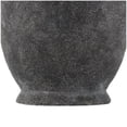 thumbnail image 5 of DecMode 15" Textured Whitewashed Gray Ceramic Vase with 4 Handles, 5 of 9