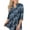 7, variant on Womens Tunic Tops 3/4 Roll Sleeve Floral Printed V Neck Blouses Long Sleeve Shirts for Women