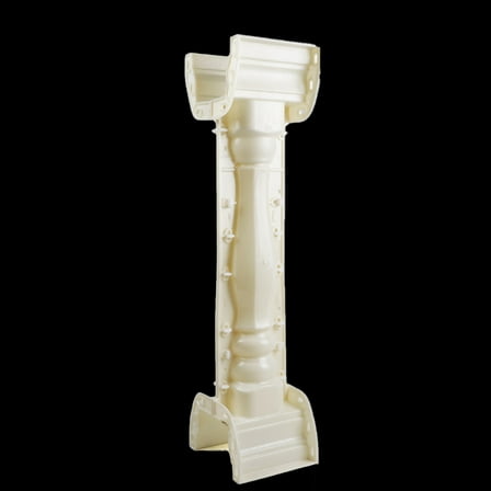White 35 '' (H) Roman Column Concrete Plaster Cement Casting Railing Moulds Balustrade Mold