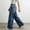 *Blue, variant on ClodeEU Women's High Waisted Wide Leg Denim Jeans,Casual Baggy Pants with Pocket Blue,Women's Plus L