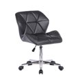 thumbnail image 1 of ViscoLogic JAGER Quilted Comfort Computer Desk Office Chair Stool (Black), 1 of 8
