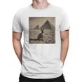 thumbnail image 2 of Sphynx Cat in Egyptian Desert Men's T-shirt, 2 of 3