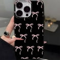 thumbnail image 1 of Full Screen Pink Silk Ribbon Phone Case Compatible for Iphone 13 Pro MAX 12 11 X XR XS Max 15 14 13 12 11 Soft Protective Cover Fashion Shockproof Casing, 1 of 5