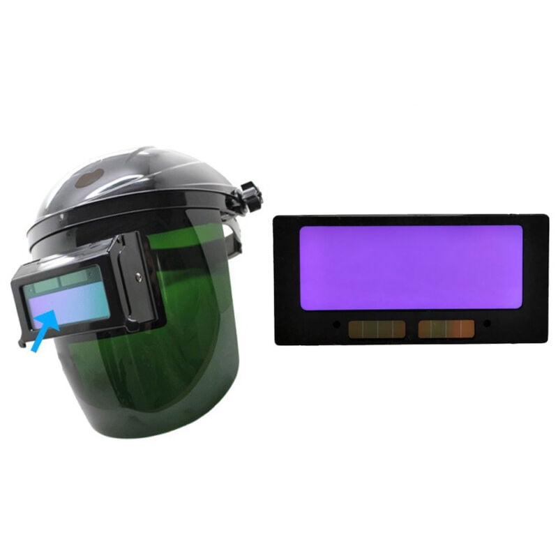 4-1//4/"x2/" Solar Auto Darkening Lens Filter Shade For Welding DIN3//11 Helmet Best