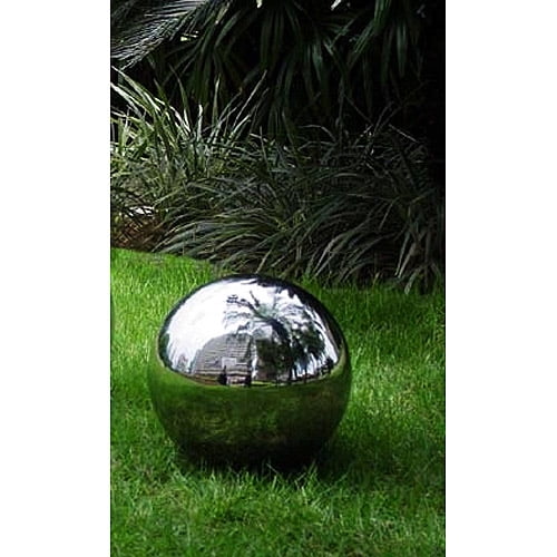 Stainless Steel Gazing Ball 12"
