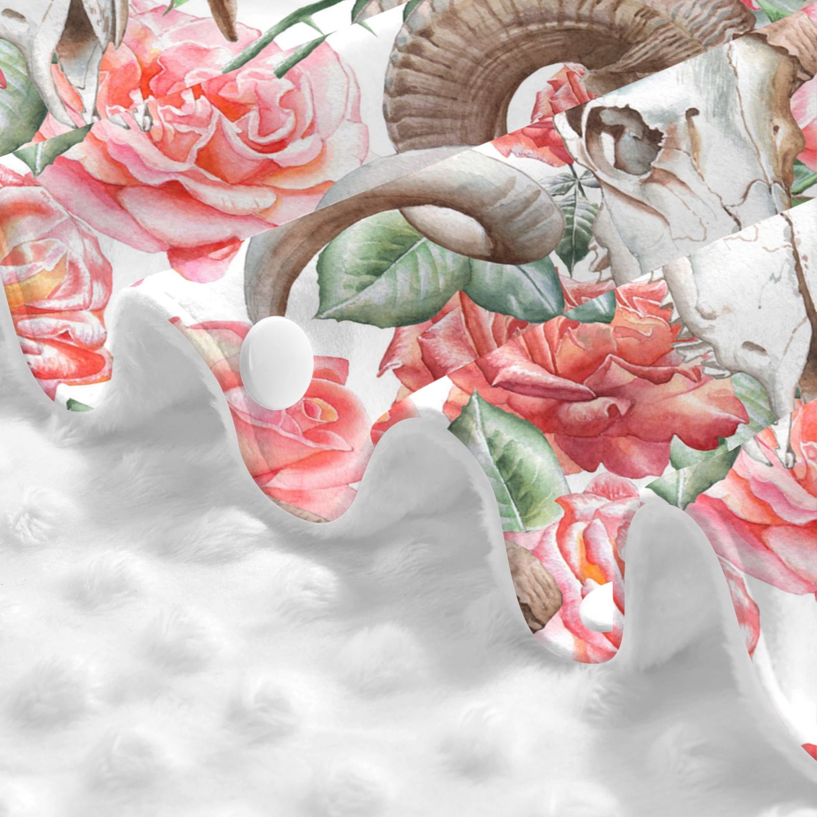 Car Seat Cover Baby - aesthetic roses goat skull Breathable Infant Car Seat Cover for Baby Carseat, Lightweight Comfort Baby Essentials Must Haves Newborn Stuff for Girl Boy