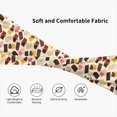 thumbnail image 3 of Block Chocolate Print Sports Headband for Women Men, Running Headband Sweat Bands for Cycling, Yoga, Spa, Athleti, Workout - Moisture Wicking Hairband, 3 of 5