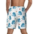 thumbnail image 4 of Fotbe Cartoon Poodle Dog Men’s Swim Trunks Quick Dry Swim Shorts Board Shorts with Mesh Lining-Small, 4 of 9