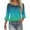 Green, variant on cfhntfmh 3/4 Length Sleeve Womens Tops Dressy Casual Shirts Ruffle Bell Sleeve Pleated Clothes Trendy Summer Vacation Blouses