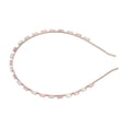 thumbnail image 4 of Diadema con diamantes de imitación, buena elasticidad, cómoda de llevar, brillante, hermosa, práctica, colorida, accesorios para el cabello, Rosa CHT-712, 4 of 5