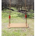 thumbnail image 2 of Tabla de madera para exteriores Asiento columpio para niños regulable en altura Columpio para niños cargable hasta aprox. Impermeable, cuerdas ajustables, ancho del asiento., 2 of 5