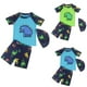 thumbnail image 4 of Odeerbi 2-13 Años Niños Niñas Traje de Baño de Manga Larga Con Gorro de Baño Traje de Baño de Una Pieza Entrenamiento Atlético Playa de Verano Surf Hawaiano Traje de Baño Split, 4 of 4