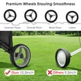 thumbnail image 5 of Gymax 3-Wheel Foldable Golf Push Pull Cart Trolley w/ Adjustable Handle Grey, 5 of 10