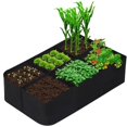 thumbnail image 2 of Felt Planting Bag Non-Woven Beautiful Planting Multi-Grid Rectangular Flower Pot, 2 of 7