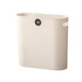 thumbnail image 2 of Gnmfd Clip-On Bathroom Trash Can Narrow Kitchen Countertop Waste Bin, Compact Household Organizer for Toilets Living Room Bathroom Storage, Odor Control Kitchen Trash Container for Food and Paper, 2 of 6
