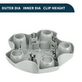 thumbnail image 4 of Tapones Centrales de Rueda Unique Bargains No.426030C051 para Toyota Tundra 07-21 Tono Plateado Plástico 1 Pc, 4 of 7