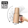 thumbnail image 3 of 40oz Tumbler with Handle and Straw, Vacuum Insulated Stainless Steel Travel Mug, Fits Car Cup Holder, Wood Print, 3 of 6