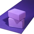 thumbnail image 4 of Fitvids 1/4-Inch High Density Thick Non Slip Workout Yoga Mat with Carry Strap, Purple, 4 of 4