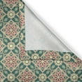 thumbnail image 6 of Ambesonne Eastern Grommet Curtain, Mosaic Florets Chevron, 50" x 63", Forest Green Pale Pink, 6 of 6