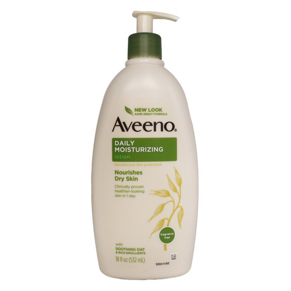 Aveeno Active Naturals Daily Moisturizing Lotion, Fragrance Free, 12 fl oz (Pack of 1)