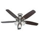 thumbnail image 1 of Ventilador de Techo Hunter 53237 Builder Plus-Brushd Nickel 52' 53237, 1 of 4
