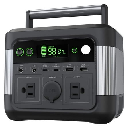 

Household Emergency Power Supply Portable Power Station PU300 296Wh/300W Standby Portable Generator Max input 120W PD 60W Electric Solar Generator Outage Outdoor CPAP Camping