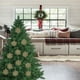 thumbnail image 4 of Set de adornos de copos de nieve de Navidad Pack de 12 | Decoraciones de árbol de plástico hueco de 10 cm • Efecto de purpurina • Colgante navideño blanco • Decoración navideña duradera y ligera, 4 of 6