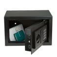 thumbnail image 4 of Stalwart Fire Resistant Steel Digital Safe Box with Keypad, Anti-theft Alarm and Manual Override Keys, Black, 4 of 7