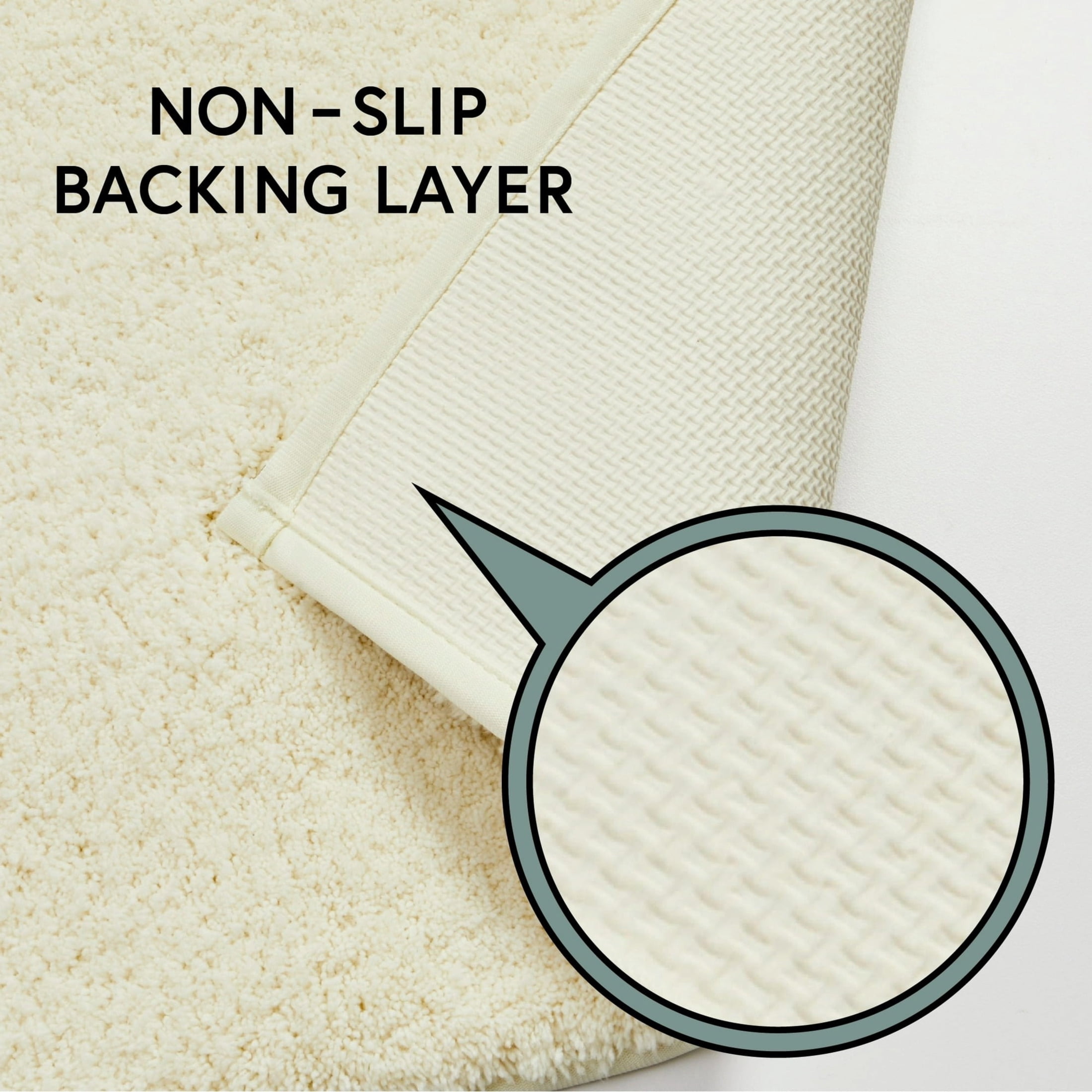 Better Homes & Gardens Ultra Soft Polyester Bath Rug, Plush Absorbent Bathroom Floor Rug with Skid-Resistant Backing, Machine Washable, 20" x 34", Vanilla Dream