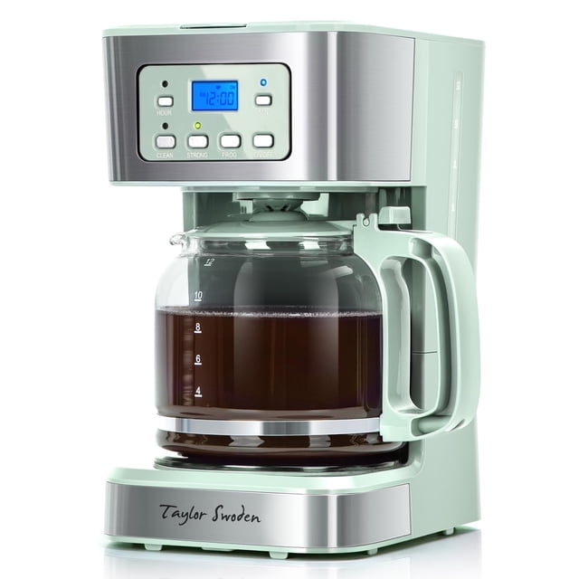 Cafetera Taylor Swoden programable de 12 tazas con ajuste de intensidad