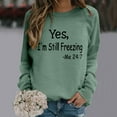 thumbnail image 4 of Weekends Coffee And My Doodle Sweatshirts for Women 2025 Long Sleeve Crewneck Funny Graphic Sweatshirt Pullover Tops, 4 of 5