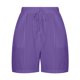 thumbnail image 4 of Karight Linen Shorts for Women High Waisted Lightweight Casual Summer Drawstring Short Pants Beach Vacation Outfit W Pockets, 4 of 7