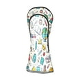 thumbnail image 6 of Golf Club Covers PU Leather Waterproof Head Covers for Fairway Woods Hybrids, 6 of 11