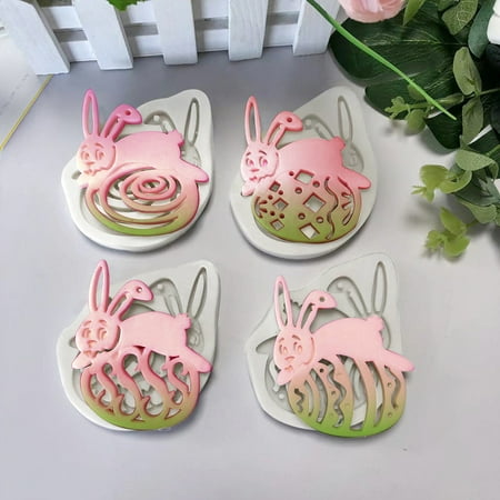 

Yedhsi Cake Mould Silicone Mold Easter Bunny Fondant Chocolate Cake Silicone Mold Epoxy Mold