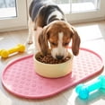 thumbnail image 4 of Pet Silicone Mat with Raised Edge, Paw Pattern Waterproof Non-Slip Mat for Dog & Cat Feeding, Easy to Clean and Anti Splash, 4 of 5