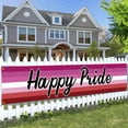 thumbnail image 6 of Rainbow Banner Pride Decorations Rainbow Yard Sign LGBTQ Backdrop Holiday Gay Party Supplies 300X50cm Hanging Pride Decor for Outdoor Indoor Garden Fence Parade Event Backgroundstyle:style2;, 6 of 6